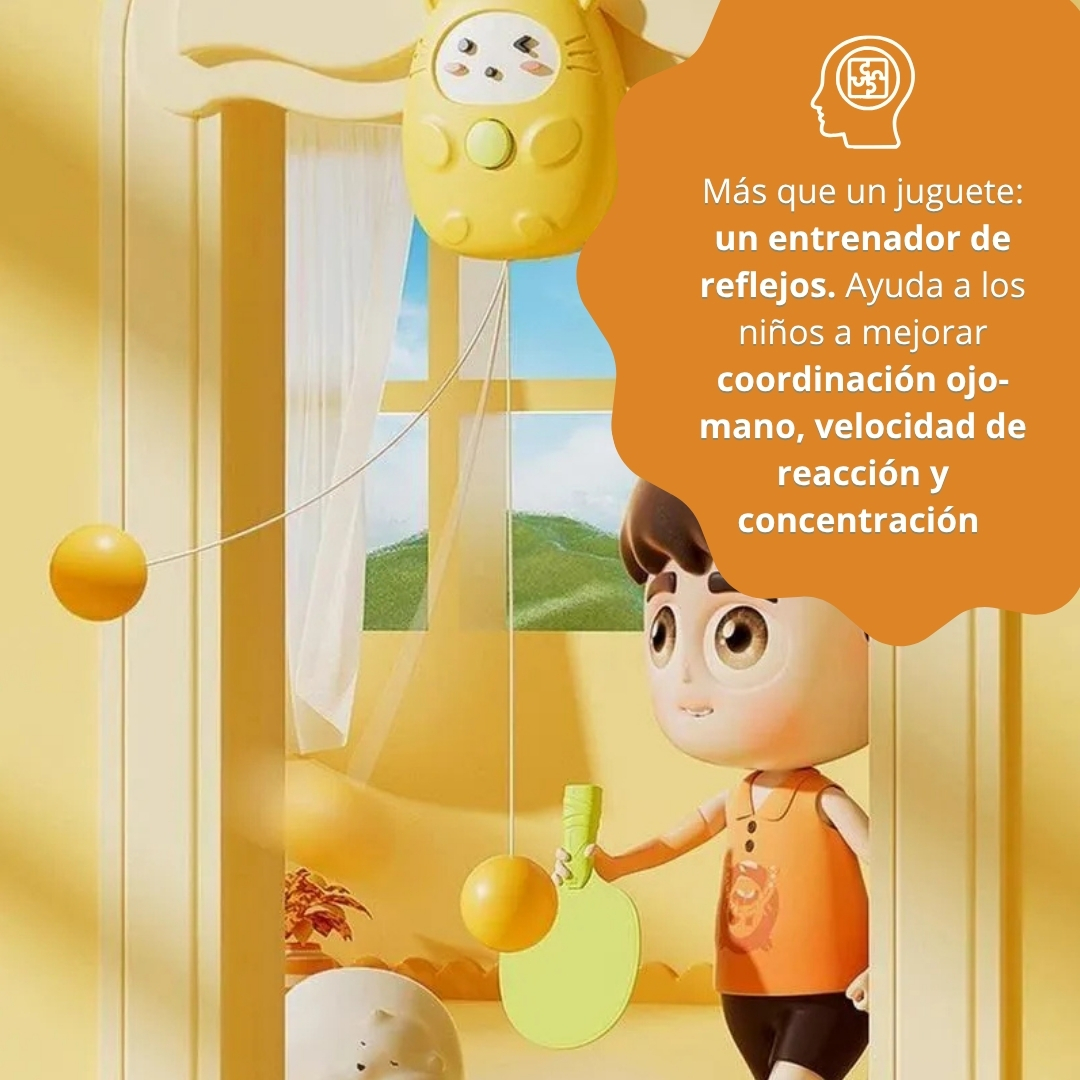 Miniatura 2 de SET DE PING PONG PORTÁTIL PARA NIÑOS